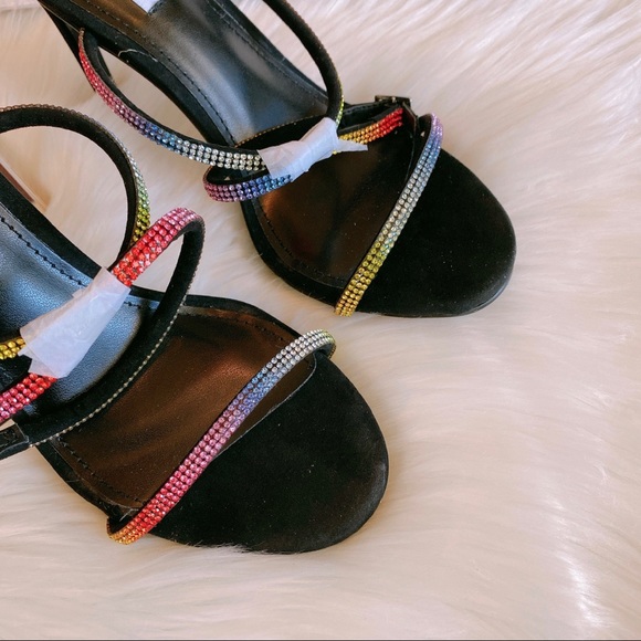 Steve Madden Festive Ankle Strap Stiletto Sandal - Picture 8 of 10